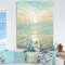 Designart - Sunrise Boat I - Nautical &#x26; Coastal Premium Canvas Wall Art